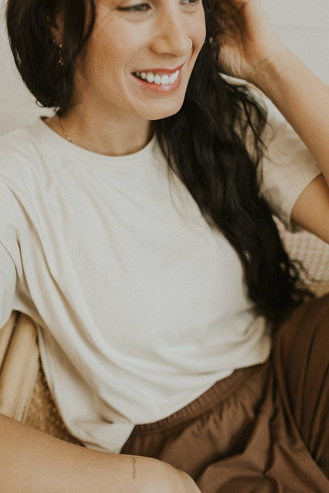 Ladies Staple Tee: Black