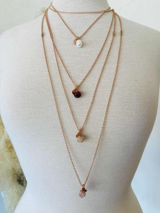 Hillberg & Berk™ Convertible Chain Necklace & Charm ~ Multiple Charm Options