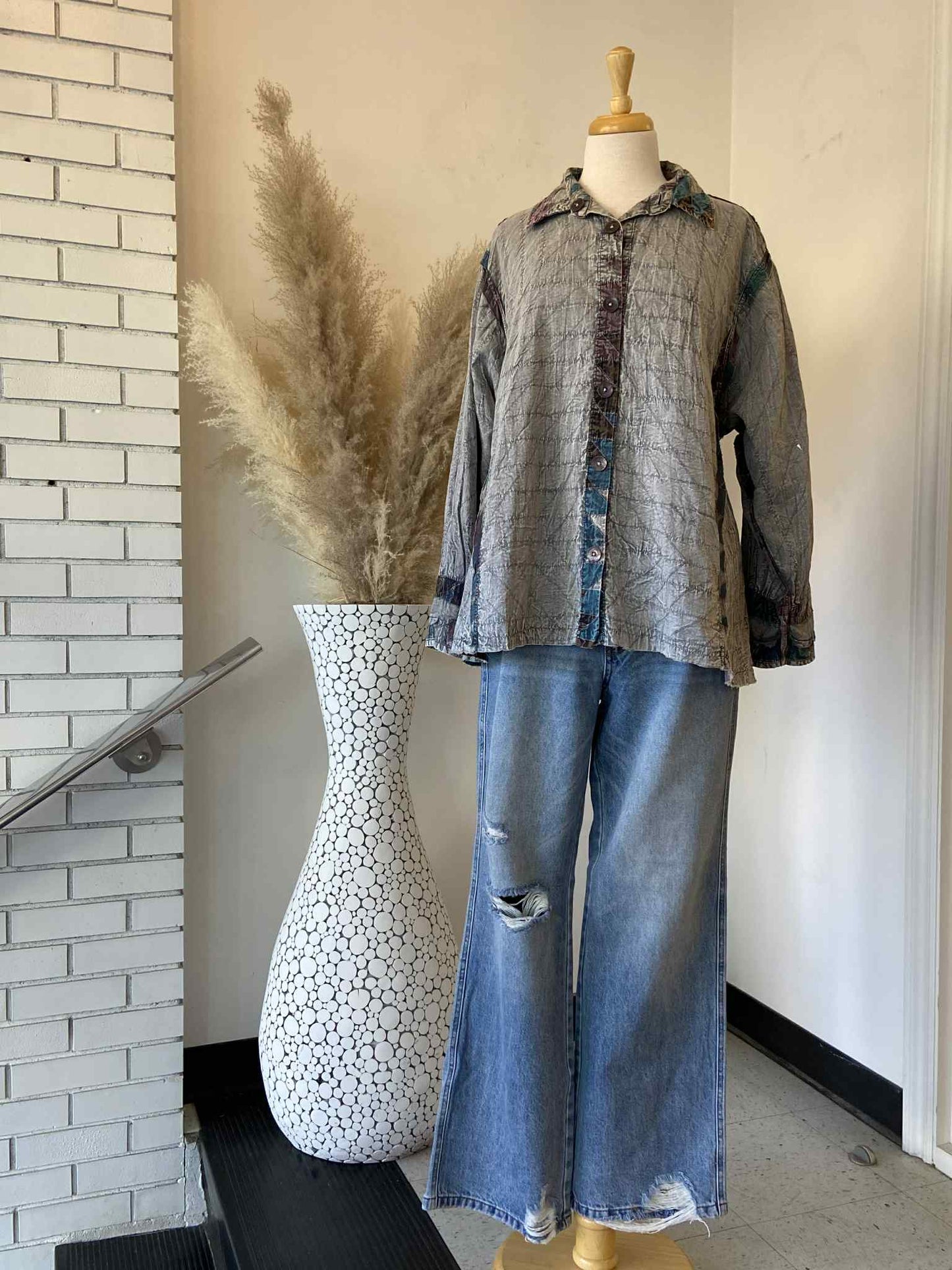 Nan Reversible Cover Up ~ Patchwork Mix