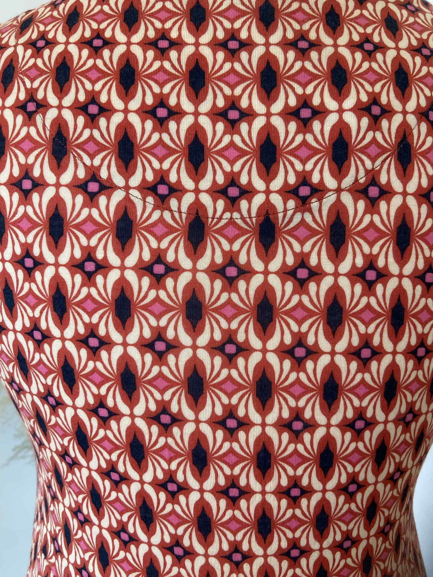 Nala Tshirt Dress ~ Red Mix