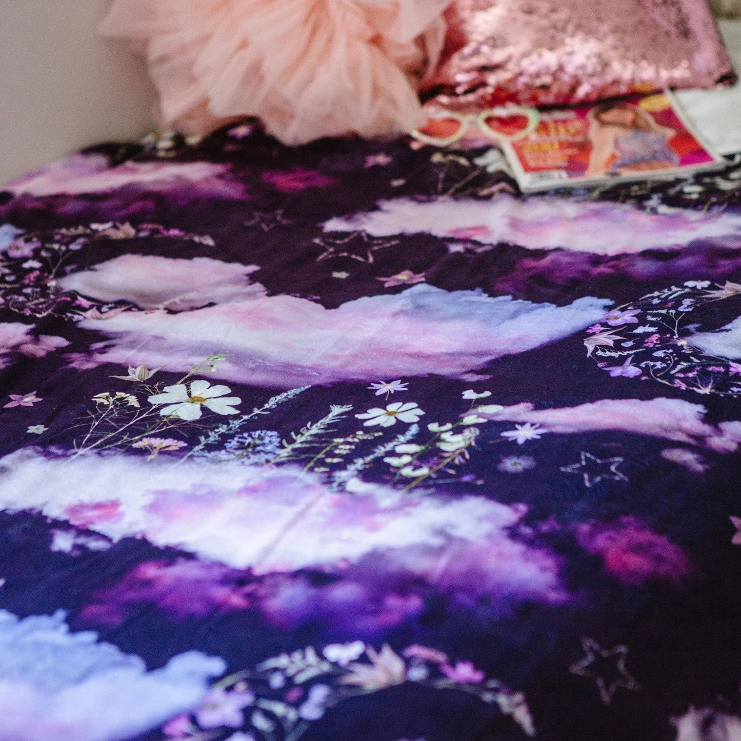 Lavender Haze Throw Blanket