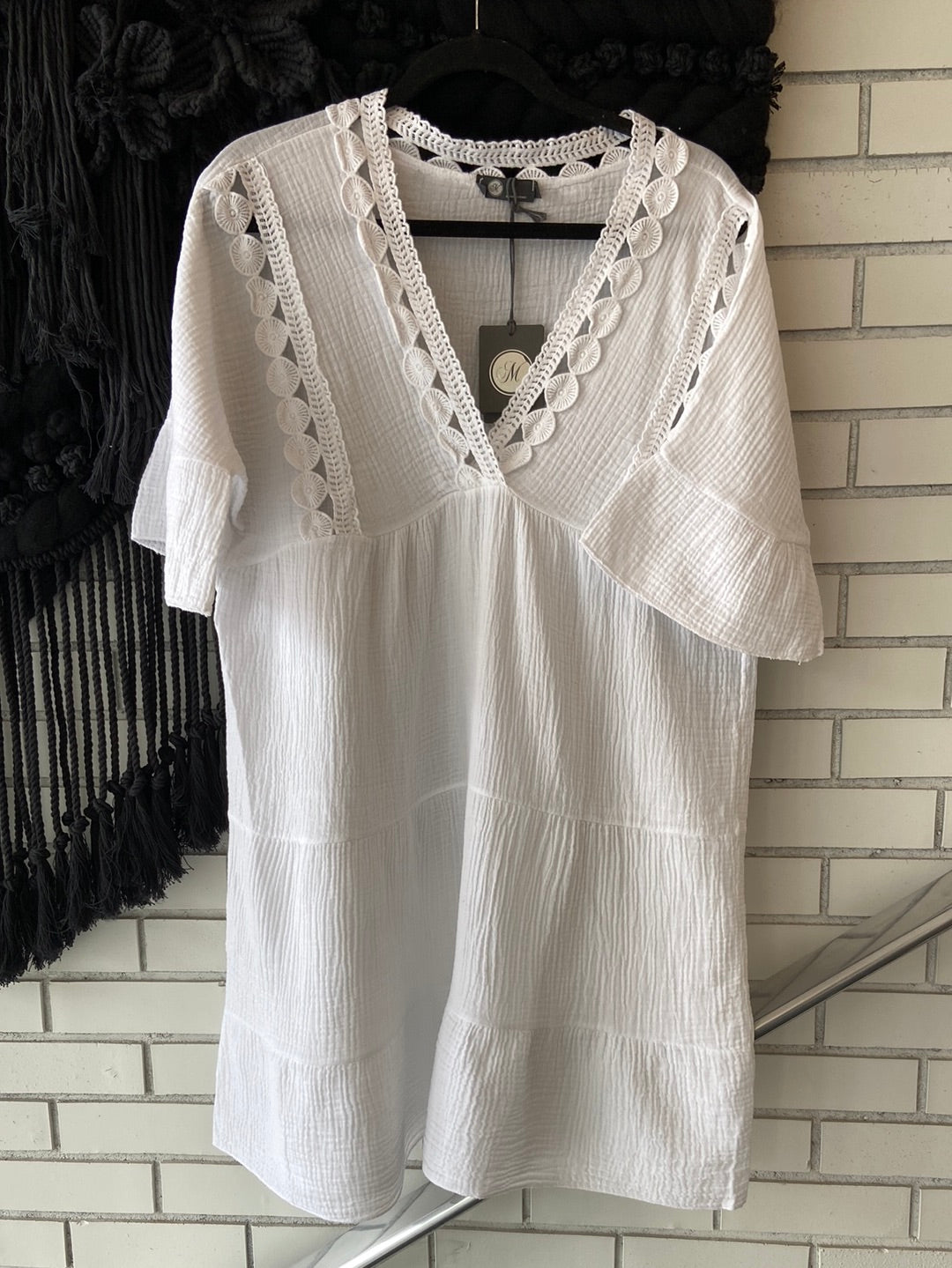 Mandi Dress - White ~ Size S