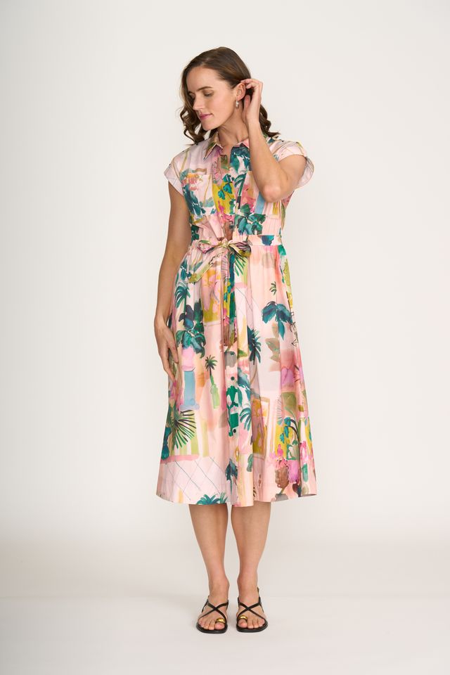 Atrium Button Down Dress