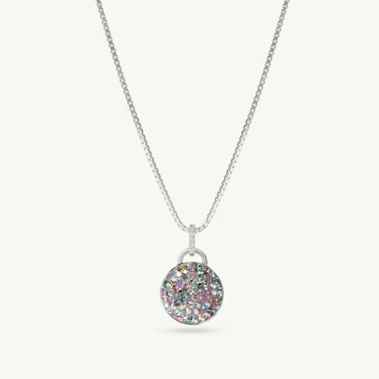 Abalone Sparkle Disc Necklace