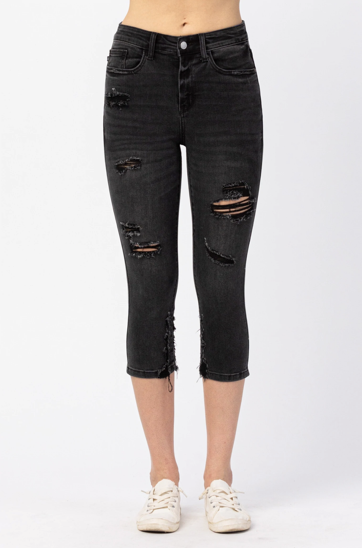 Sandi Hi Waist Capris {Reg} ~ Size 0