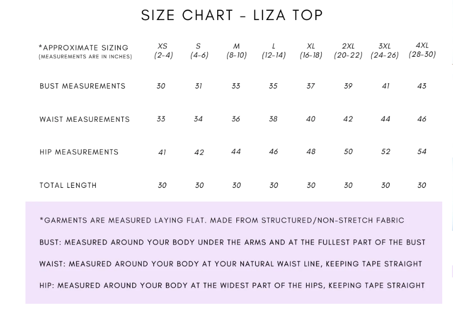 LIZA TANK ~ Size S