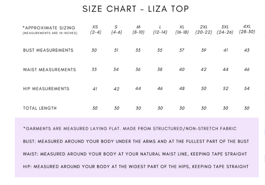 LIZA TANK ~ Size S