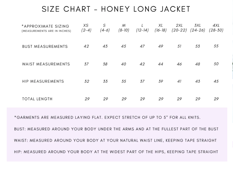 HONEY LONG JACKET