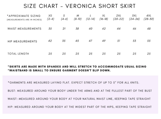 Veronica Short Skirt