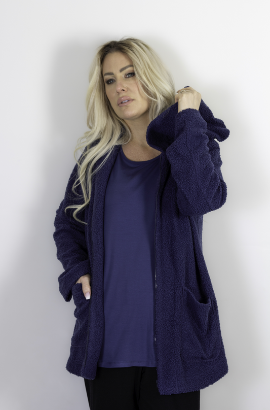 Zully Boucle Hooded Jacket
