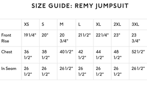 Remy Jumpsuit ~ Size L