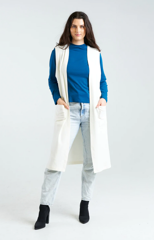 Ivy Sleeveless Cardigan { 2 Colors }
