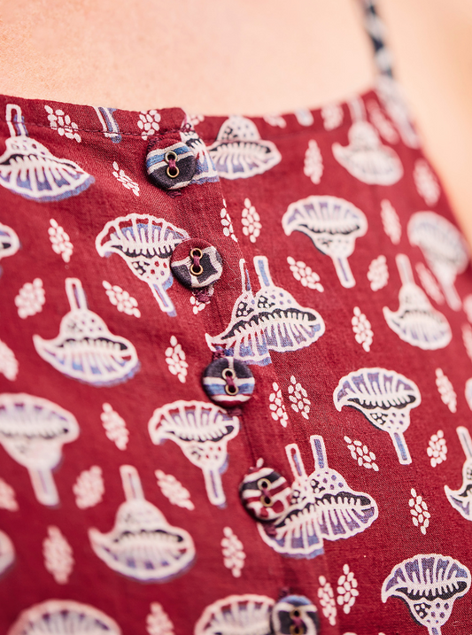 Happy Mushroom Tunic Dress