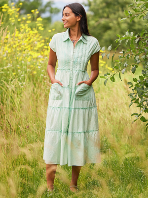 Open image in slideshow, Sunwashed Prairie Dress ~ Size XS
