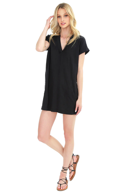 Jackie V Neck Dress { 3 Colors }