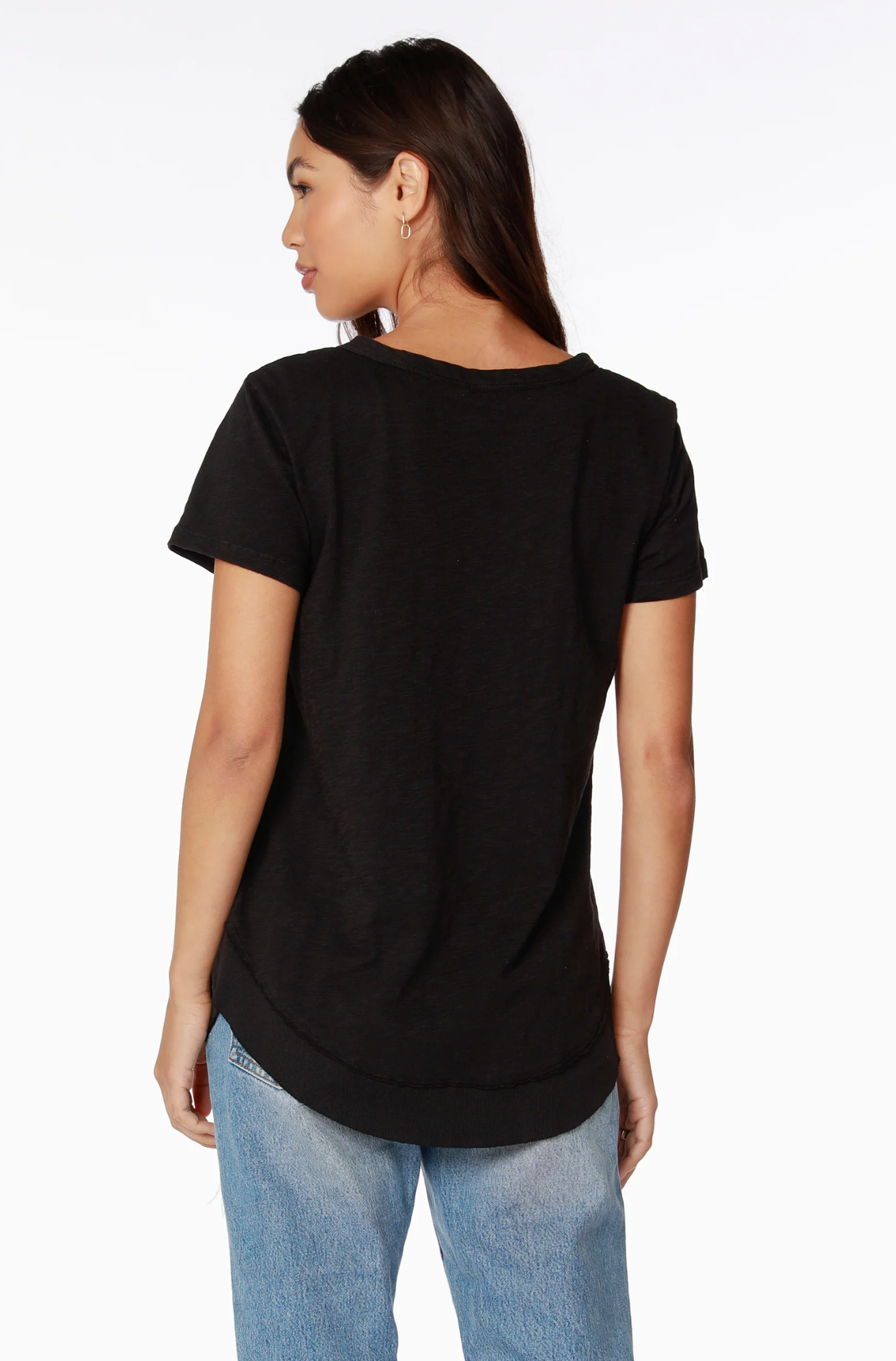 Reni Curve Hem Tee ~ Size XS