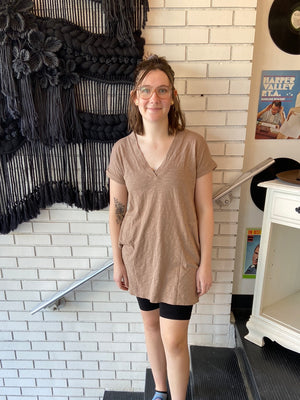 Jackie V Neck Dress { 3 Colors }
